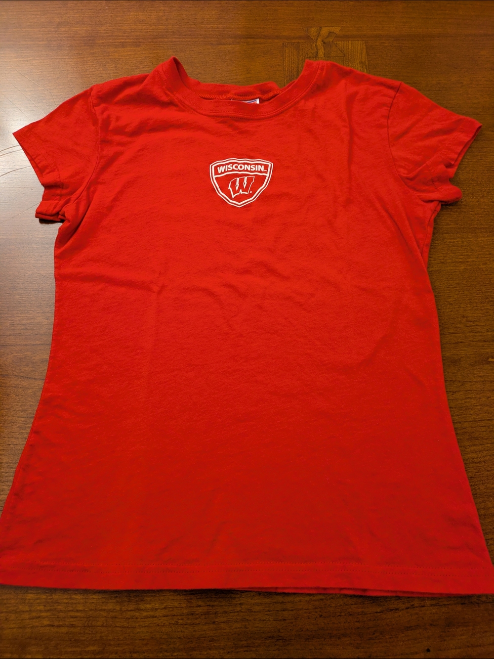 Soffe Red Wisconsin Badgers Short Sleeve Tee